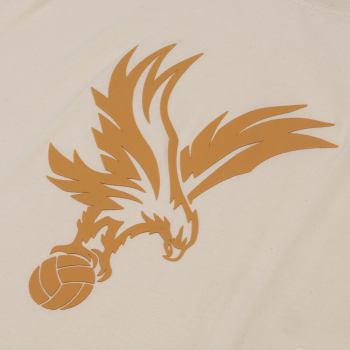 Logo Raised Rubber T-Shirt Stone