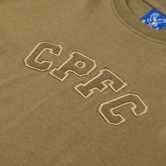 CPFC Applique T-Shirt Junior Olive