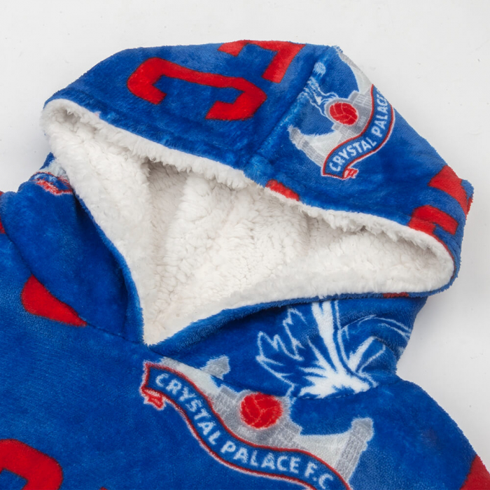 CPFC Sherpa Fleece Hoodie Junior (10-13 Yr)