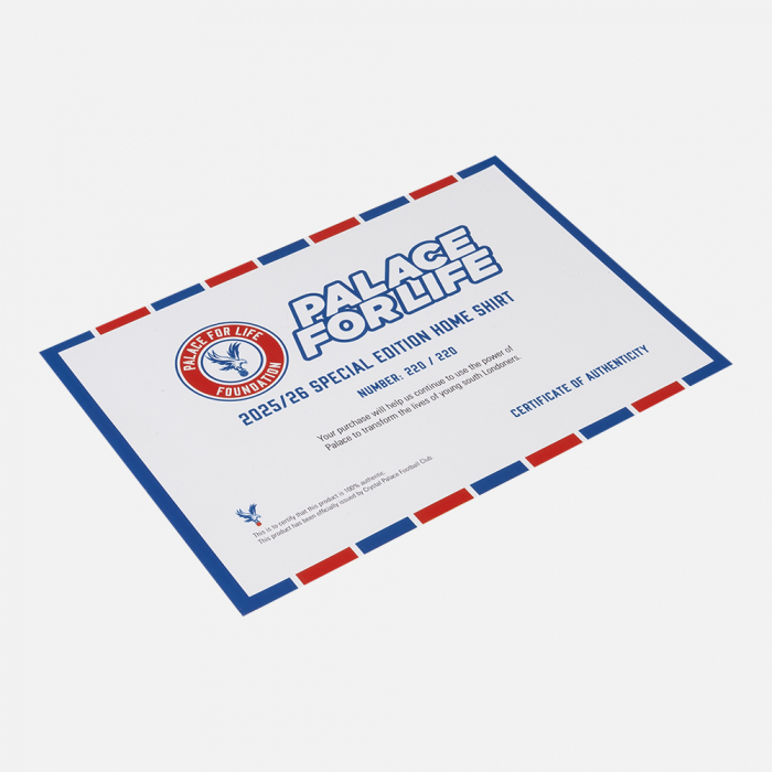 25/26 Home Shirt - Palace For Life