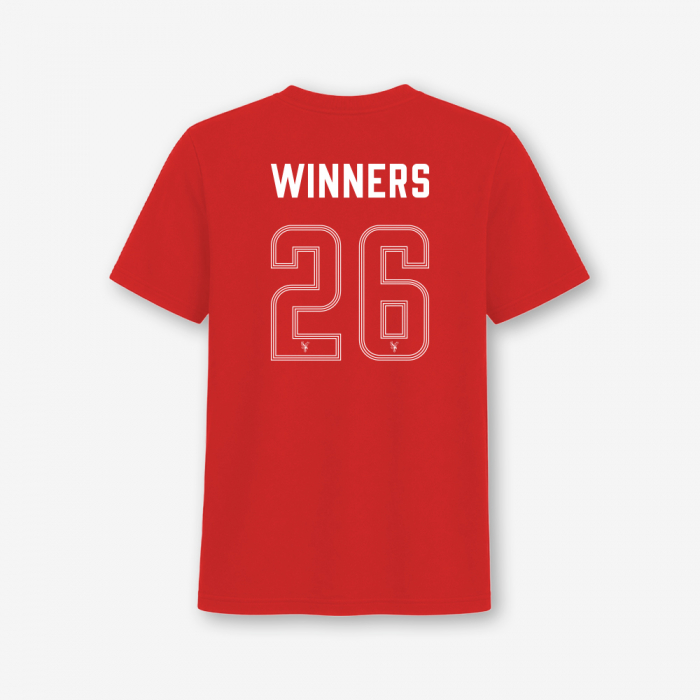 UEFA Conference League Winners T-Shirt Junior Red