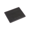 Logo Leather Card Holder Black
