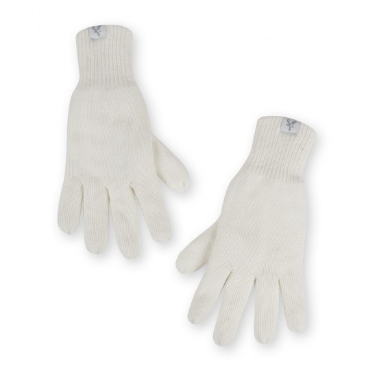 womens cream gloves