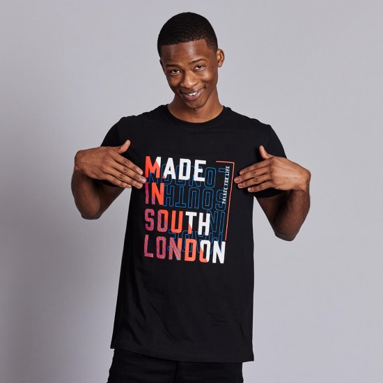 Made in South London Black T-Shirt