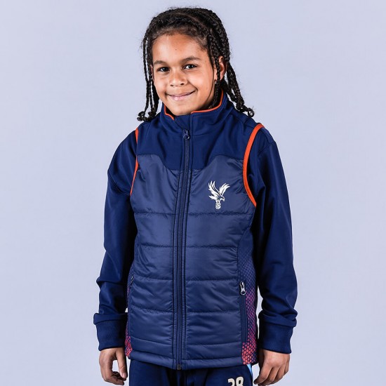 Softshell Gilet Youth Navy/Red