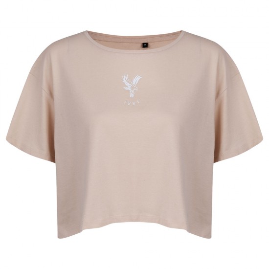Women's Eagle Cropped T-Shirt Nude