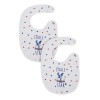 Red and Blue Star Bibs (2 Pack)