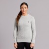 Eagle Cable Knit Jumper Ladies