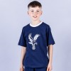 Towelling Logo T-Shirt Youth Navy