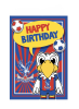 Pete Mascot Happy Birthday Card