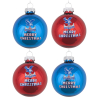 Merry Christmas Baubles (4 pack)