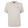 Eagle Knitted Zip Polo Shirt
