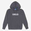 Eagles Raised Print Hoodie Charcoal