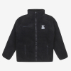 Logo Sherpa Fleece Jacket Junior Black
