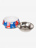 Logo Striped Pet Bowl