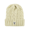 Eagle Cable Knit Beanie Green