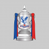Crest FA Cup Window Sticker 