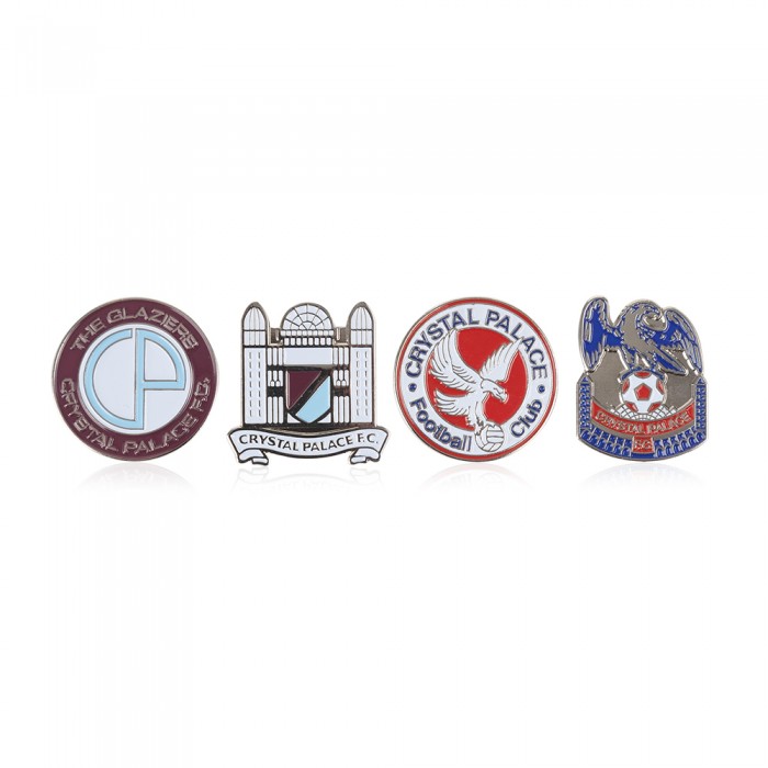 4 Pack Retro Crest Badges