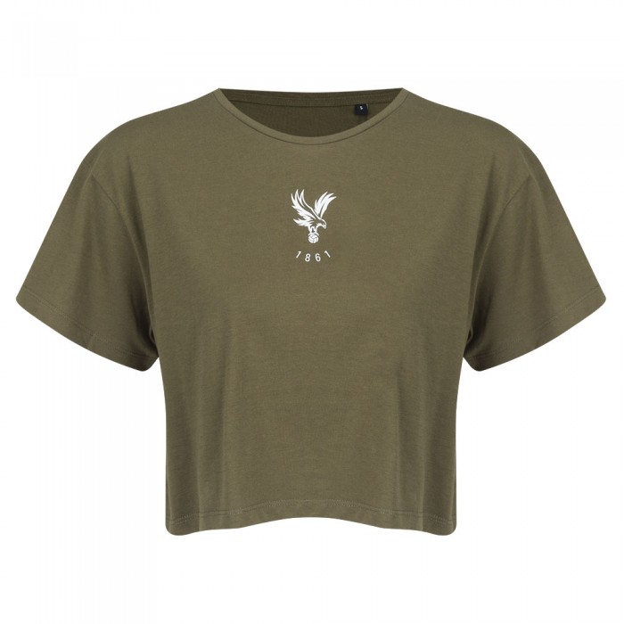 Women's Eagle Cropped T-Shirt Olive