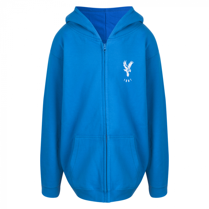 Eagle Junior Full Zip Hoodie Blue