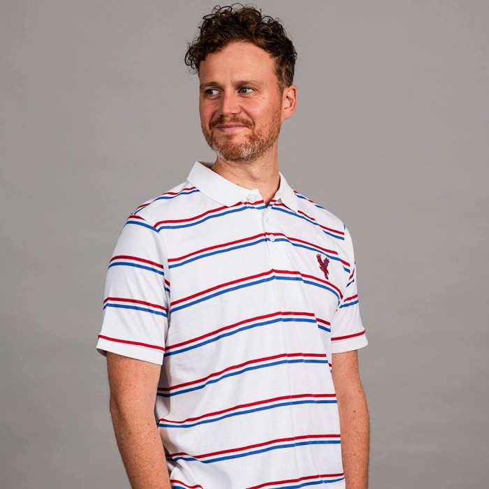 Eagle Striped Polo Shirt