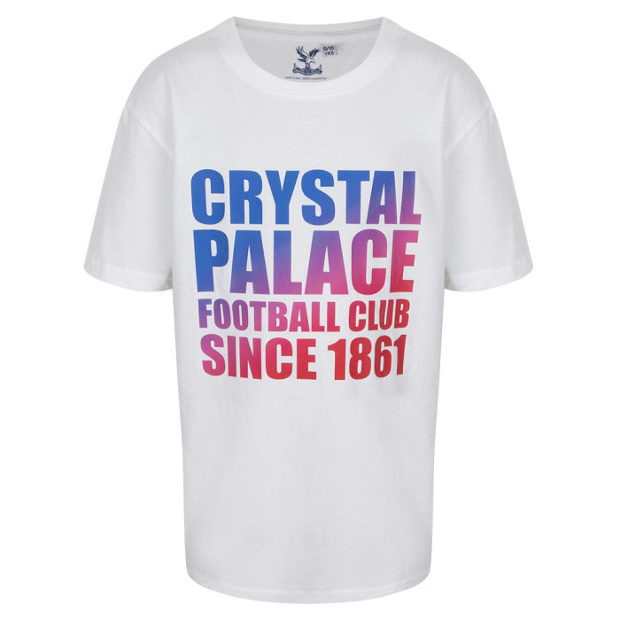 Crystal Palace 1861 T-Shirt Junior White