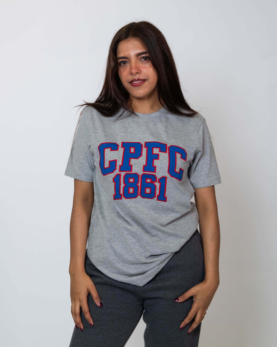 CPFC 1861 Applique T-Shirt Grey