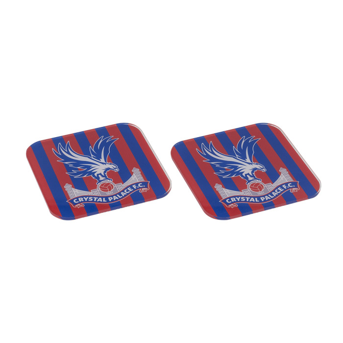 Logo Striped Coasters (2 Pack)