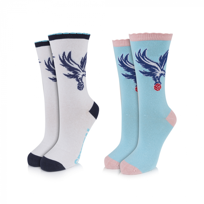 Logo Socks Women's 2 Pack (4-8)