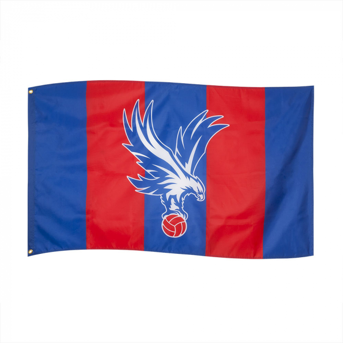 Eagle On Ball Striped Flag