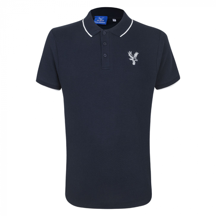 Eagle Waffle Polo Shirt Navy