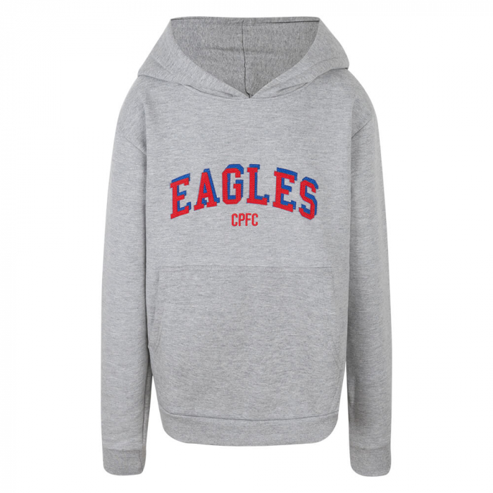 Eagles Applique Hoodie Junior Grey
