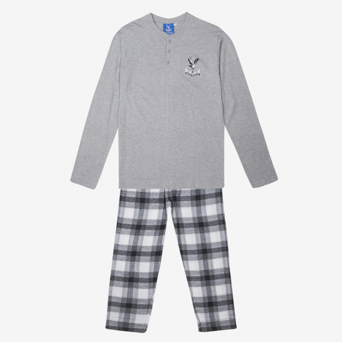 Logo Long Adult PJ Charcoal/Marl