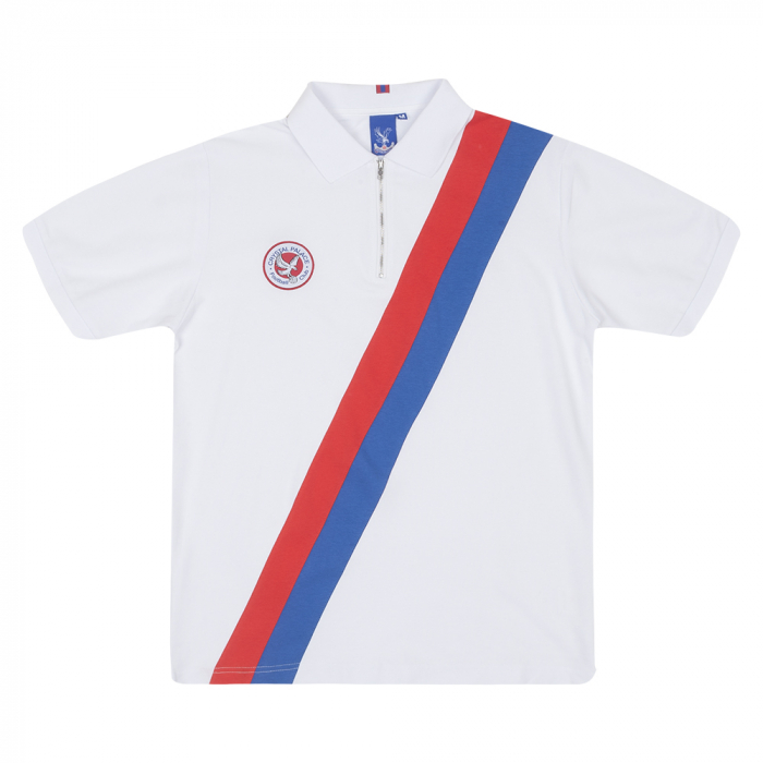 Sash Zip Polo Shirt White