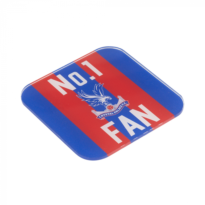 No 1 Fan Striped Coaster