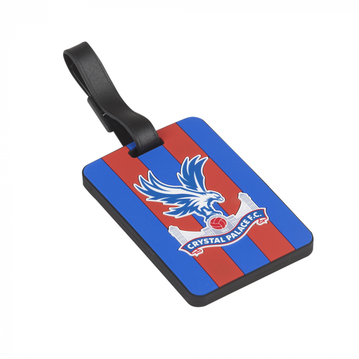Logo Striped Luggage Tag