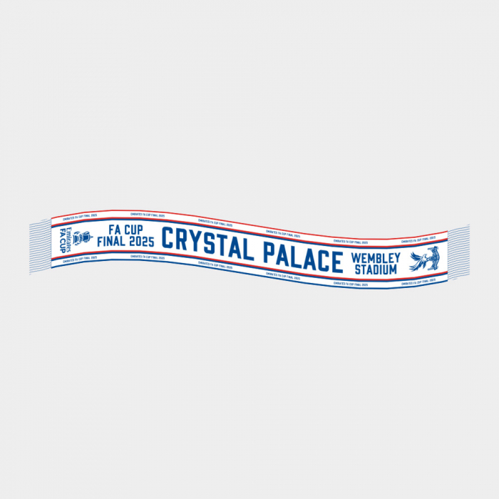 FA Cup Final Woven Scarf White