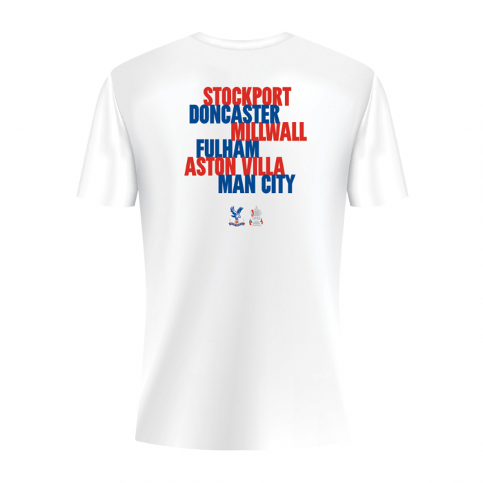  FA Cup Winners Route Junior Tee White