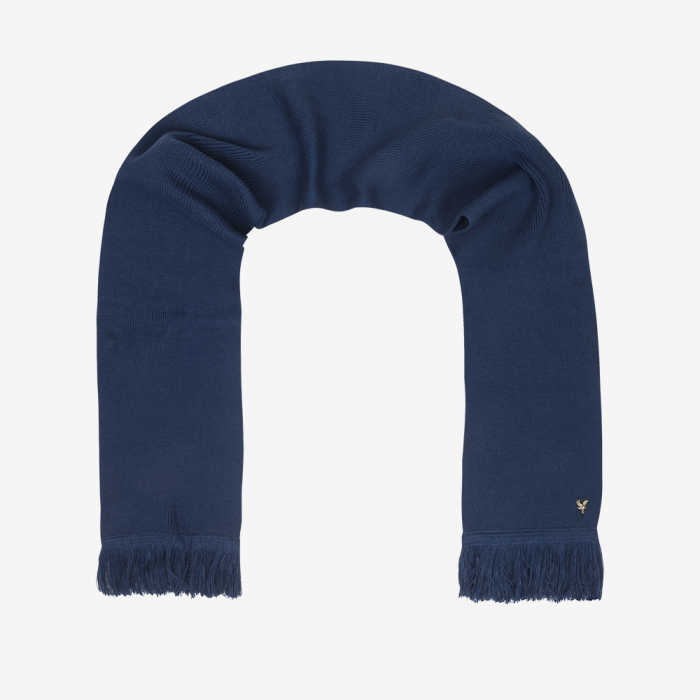 Eagle Metal Badge Scarf Blue