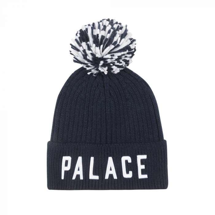 PALACE Bobble Hat Adult Navy