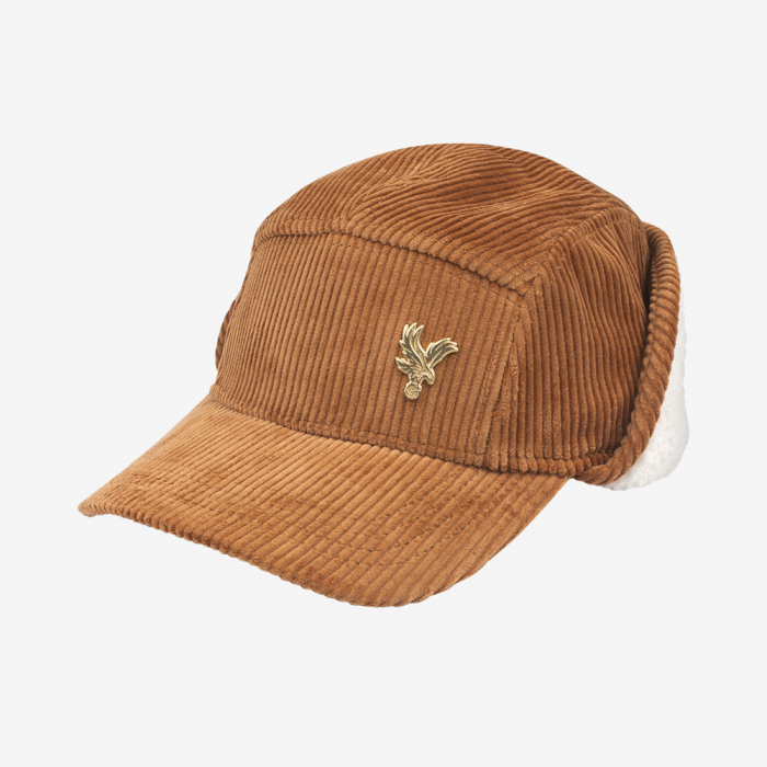 Eagle Cord Trapper Hat Brown