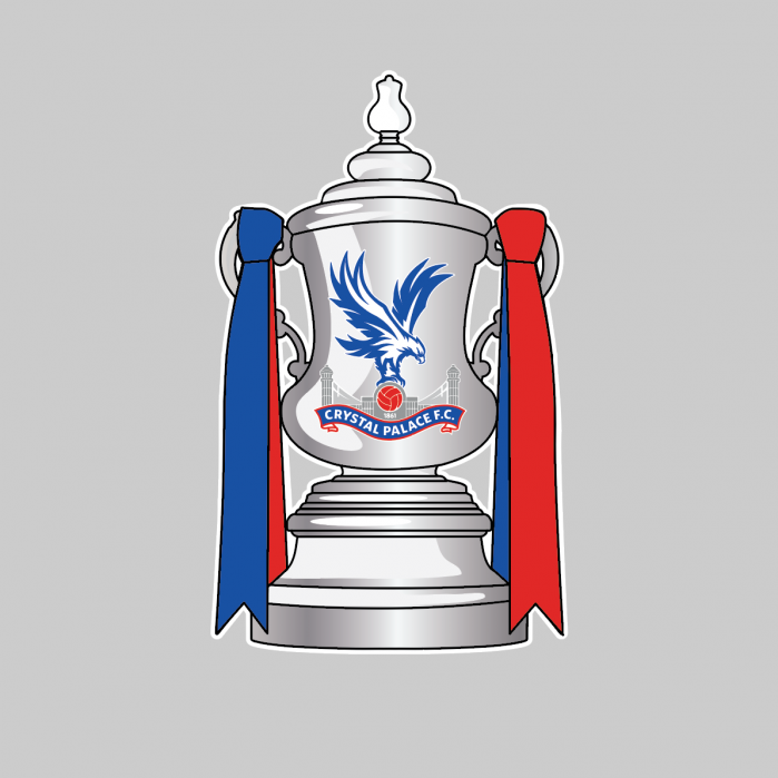 Crest FA Cup Window Sticker 