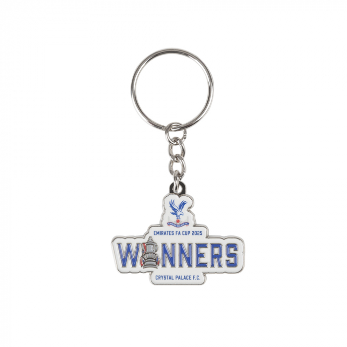 FA Cup Winners Keyring White